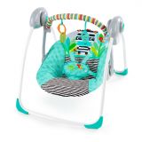 BRIGHT STARTS Hojdačka skladacia Zig Zag Zebra 0 m+, do 9 kg, 2019 BRIGHT STARTS Hojdačka skladacia Zig Zag Zebra 0 m+, do 9 kg, 2019