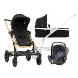 BRITAX RÖMER Seed Set Kombinovaný kočárek Papilio Copper Black/Black BRITAX RÖMER Seed Set Kombinovaný kočárek Papilio Copper Black/Black