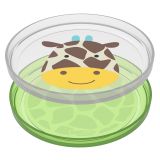 SKIP HOP Zoo talířek protiskluzový 2v1 - Žirafa 6m+ SKIP HOP Zoo talířek protiskluzový 2v1 - Žirafa 6m+