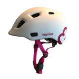 HAMAX Thundercap cyklohelma 47-52 - bílá / růžové pásky HAMAX Thundercap cyklohelma 47-52 - bílá / růžové pásky