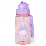 SKIP HOP Zoo Hrnek s brčkem bez PVC a BPA Narval 12 m+ SKIP HOP Zoo Hrnek s brčkem bez PVC a BPA Narval 12 m+
