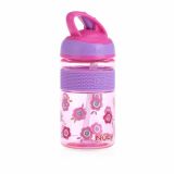 NUBY Láhev sportovní 2v1 s tvrdým sklápěcím brčkem, 360ml, růžová, 3+ NUBY Láhev sportovní 2v1 s tvrdým sklápěcím brčkem, 360ml, růžová, 3+