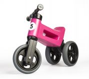 TEDDIES Odrážedlo růžové Funny Wheels 2v1 TEDDIES Odrážedlo růžové Funny Wheels 2v1