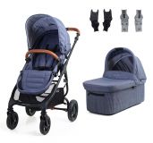 VALCO BABY Kombinovaný kočárek Snap Ultra Trend Denim VALCO BABY Kombinovaný kočárek Snap Ultra Trend Denim
