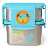 SKIP HOP Zoo misky nerez Jídlonosič 2 ks Pejsek 6 m+ SKIP HOP Zoo misky nerez Jídlonosič 2 ks Pejsek 6 m+