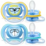 Philips AVENT Šidítko Ultra air 18m+ chlapec (lev), 2 ks Philips AVENT Šidítko Ultra air 18m+ chlapec (lev), 2 ks