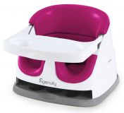INGENUITY Podsedák na jídelní židli 2v1 Baby Base Pink Flambe 6m+, do 22kg INGENUITY Podsedák na jídelní židli 2v1 Baby Base Pink Flambe 6m+, do 22kg