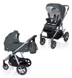 BABY DESIGN Kočárek kombinovaný Husky 17 dark grey 2020 BABY DESIGN Kočárek kombinovaný Husky 17 dark grey 2020