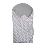 MOTHERHOOD Zavinovačka s kokosovou výztuží Grey Classics 75x75 cm MOTHERHOOD Zavinovačka s kokosovou výztuží Grey Classics 75x75 cm