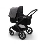 BUGABOO Kočárek Fox2 complete Black/Grey Melange-Grey Melange BUGABOO Kočárek Fox2 complete Black/Grey Melange-Grey Melange