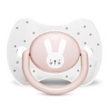 SUAVINEX Premium dudlík Hygge +18 m Králík, růžová SUAVINEX Premium dudlík Hygge +18 m Králík, růžová