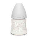 SUAVINEX Premium láhev 150 ml pomalý průtok Králík, šedá SUAVINEX Premium láhev 150 ml pomalý průtok Králík, šedá