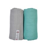 LODGER Látkové pleny Solid 2 balení Mist/Dusty Turquoise LODGER Látkové pleny Solid 2 balení Mist/Dusty Turquoise