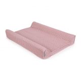 CEBA Potah na přebalovací podložku Waffle Line 50x70 Silver Pink Ceba CEBA Potah na přebalovací podložku Waffle Line 50x70 Silver Pink Ceba