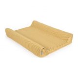 CEBA Potah na přebalovací podložku Waffle Line 50x70 Cream Gold Ceba CEBA Potah na přebalovací podložku Waffle Line 50x70 Cream Gold Ceba