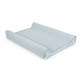 CEBA Potah na přebalovací podložku Waffle Line 50x70 Mist Blue Ceba CEBA Potah na přebalovací podložku Waffle Line 50x70 Mist Blue Ceba