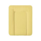CEBA Podložka přebalovací na komodu měkká 70x50 cm CARO Mustard Ceba CEBA Podložka přebalovací na komodu měkká 70x50 cm CARO Mustard Ceba