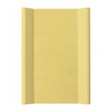 CEBA Podložka přebalovací měkká 2-hranná 70x50 cm CARO Mustard Ceba CEBA Podložka přebalovací měkká 2-hranná 70x50 cm CARO Mustard Ceba