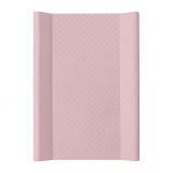 CEBA Podložka přebalovací měkká 2-hranná 70x50 cm CARO Pink Ceba CEBA Podložka přebalovací měkká 2-hranná 70x50 cm CARO Pink Ceba