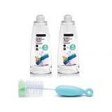 SUAVINEX Set dezinfekční gel 500 ml 2 ks + kartáč na čištění Duo tyrkys SUAVINEX Set dezinfekční gel 500 ml 2 ks + kartáč na čištění Duo tyrkys