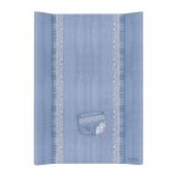 CEBA Podložka přebalovací 2hranná MDF 70 cm Denim Style Lace blue Ceba CEBA Podložka přebalovací 2hranná MDF 70 cm Denim Style Lace blue Ceba