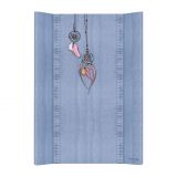 CEBA Podložka přebalovací měkká 2hranná 70x50 cm Denim Style Dream Catcher blue Ceba CEBA Podložka přebalovací měkká 2hranná 70x50 cm Denim Style Dream Catcher blue Ceba
