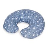 CEBA Polštář na kojení Cebuszka PHYSIO Mini Denim Style Stars blue Ceba CEBA Polštář na kojení Cebuszka PHYSIO Mini Denim Style Stars blue Ceba