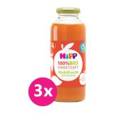 3x HiPP 100 % Bio Juice Ovocná šťáva s karotkou