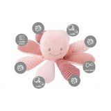 NATTOU Hračka chobotnička edukační 8 aktivit Lapidou pink NATTOU Hračka chobotnička edukační 8 aktivit Lapidou pink