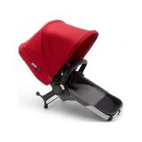 BUGABOO Donkey3 Duo Nástavec Alu/Grey Melange-Red BUGABOO Donkey3 Duo Nástavec Alu/Grey Melange-Red