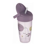 LOVI Můj hrníček se slámkou Lovely Active 350 ml holka LOVI Můj hrníček se slámkou Lovely Active 350 ml holka