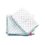MOTHERHOOD Povlečení bavlněné mušelínové do postýlky Pro-Washed Mint Boats 2-dílné MOTHERHOOD Povlečení bavlněné mušelínové do postýlky Pro-Washed Mint Boats 2-dílné