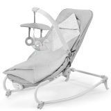 KINDERKRAFT Houpátko vibrující s melodií Felio Stone Grey 0 m+, do 18 kg KINDERKRAFT Houpátko vibrující s melodií Felio Stone Grey 0 m+, do 18 kg