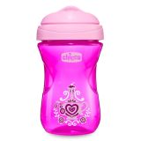 CHICCO Hrneček Snadný s hubičkou 266 ml, růžový 12 m+ CHICCO Hrneček Snadný s hubičkou 266 ml, růžový 12 m+