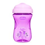 CHICCO Hrneček Snadný s hubičkou 266 ml, fialový 12 m+ CHICCO Hrneček Snadný s hubičkou 266 ml, fialový 12 m+