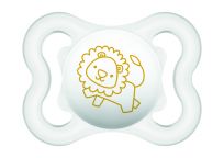 MAM Dudlík Air mini 0-6 m, silikon bílý lev MAM Dudlík Air mini 0-6 m, silikon bílý lev