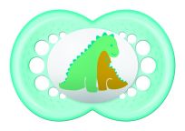 MAM Dudlík Original 6m+, silikon modrý dinosaurus MAM Dudlík Original 6m+, silikon modrý dinosaurus