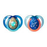 TOMMEE TIPPEE Šidítko symetrické C2N silikon Night 2 ks (0-6 m) modrá TOMMEE TIPPEE Šidítko symetrické C2N silikon Night 2 ks (0-6 m) modrá