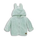 DIRKJE Mikina s kapucí D_BOY CUTE LITTLE BUNNY 68 Light Green DIRKJE Mikina s kapucí D_BOY CUTE LITTLE BUNNY 68 Light Green