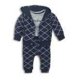 DIRKJE Set 3dílný D-Superhero PLAY ALL DAY 68 Navy + grey melee DIRKJE Set 3dílný D-Superhero PLAY ALL DAY 68 Navy + grey melee
