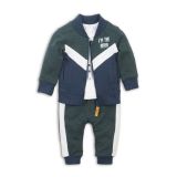 DIRKJE Set 3dílný D-JUST BE COOL I'M THE HERO 62 Green + off white + navy DIRKJE Set 3dílný D-JUST BE COOL I'M THE HERO 62 Green + off white + navy