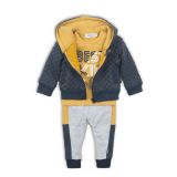 DIRKJE Set 3dílný D-JUST BE COOL BEST KID EVER 56 Navy melee + grey melee + ochre DIRKJE Set 3dílný D-JUST BE COOL BEST KID EVER 56 Navy melee + grey melee + ochre