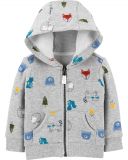 CARTER'S Mikina s kapucí na zip Gray neutrál 3 m/vel. 62 CARTER'S Mikina s kapucí na zip Gray neutrál 3 m/vel. 62