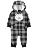 CARTER'S Overal zip přechodný PlaidBear chlapec 6 m CARTER'S Overal zip přechodný PlaidBear chlapec 6 m