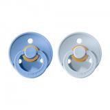BIBS Colour dudlíky z přírodního kaučuku 2 ks vel. 1 Sky Blue / Baby Blue BIBS Colour dudlíky z přírodního kaučuku 2 ks vel. 1 Sky Blue / Baby Blue