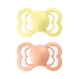 BIBS Supreme dudlíky z přírodního kaučuku 2 ks vel. 1 Sunshine / Peach Sunset BIBS Supreme dudlíky z přírodního kaučuku 2 ks vel. 1 Sunshine / Peach Sunset