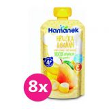 8x HAMÁNEK Hruška & banán 100 g