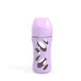 TWISTSHAKE Kojenecká láhev Anti-Colic skleněná 260ml (dudl.M) Pastelově fialová TWISTSHAKE Kojenecká láhev Anti-Colic skleněná 260ml (dudl.M) Pastelově fialová