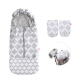 MOTHERHOOD Set fusak do kočárku a rukávnik Softshell Classics Grey MOTHERHOOD Set fusak do kočárku a rukávnik Softshell Classics Grey