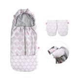MOTHERHOOD Set fusak do kočárku a rukávnik Softshell Classics Pink MOTHERHOOD Set fusak do kočárku a rukávnik Softshell Classics Pink
